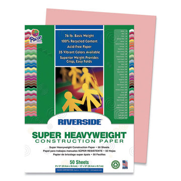 Pacon® Riverside Construction Paper, 76 Lb, 9 X 12, Salmon, 50-pack freeshipping - TVN Wholesale
